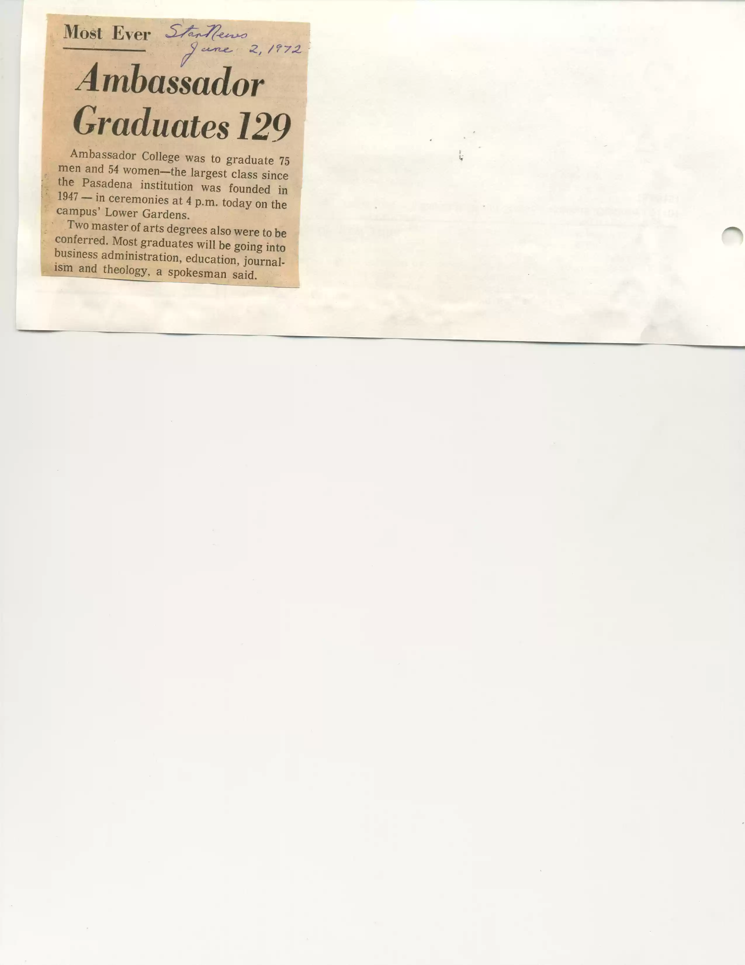 Pasadena Star News, 6-2-72